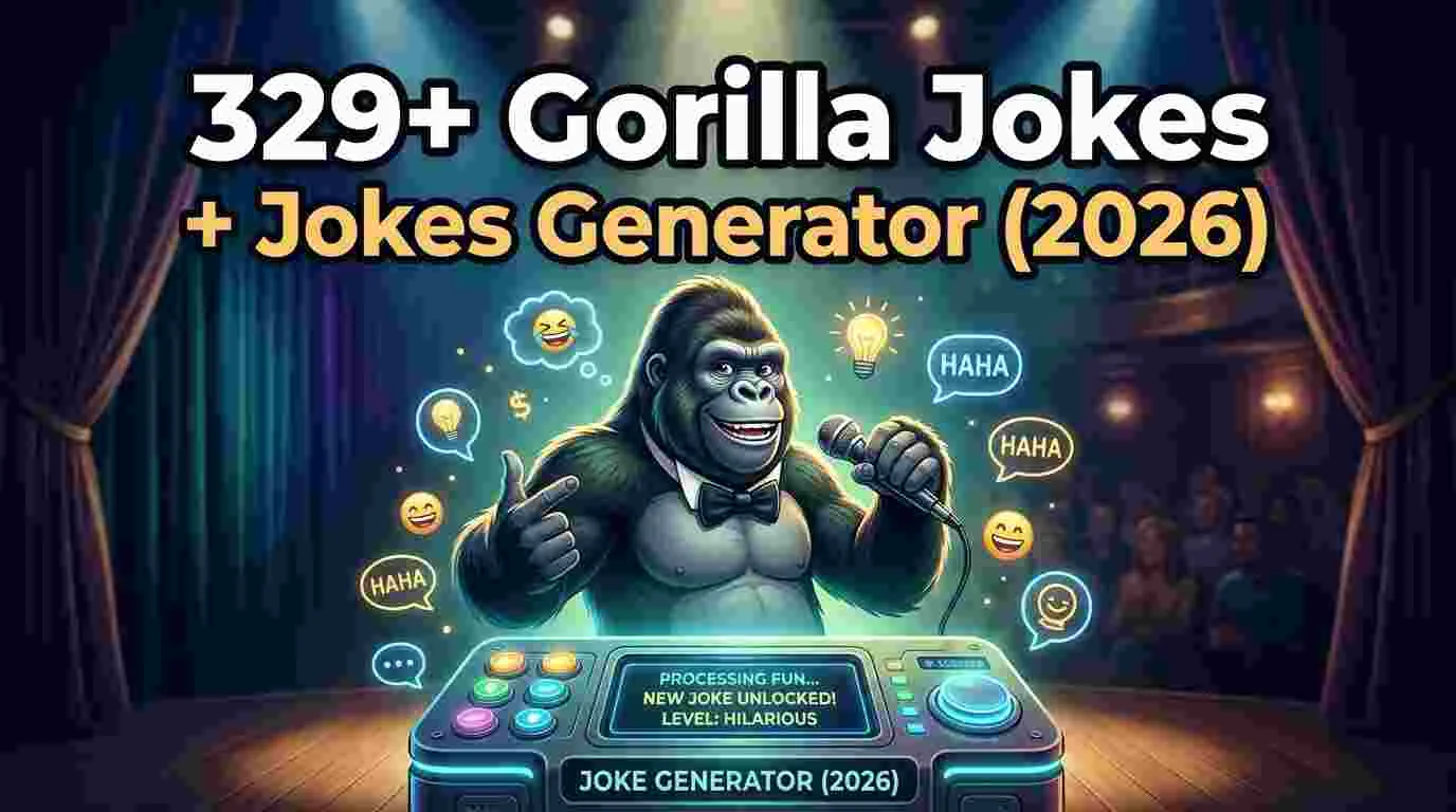 Gorilla Jokes + Jokes Generator