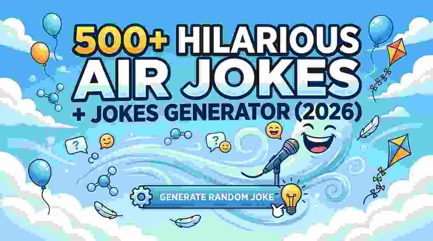 Hilarious Air Jokes + Jokes Generator
