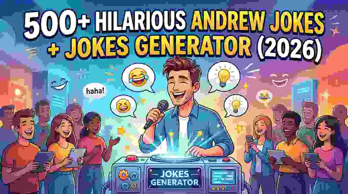 Hilarious Andrew Jokes + Jokes Generator