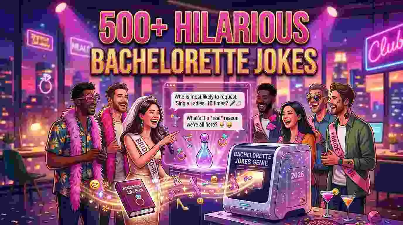 Hilarious Bachelorette Jokes + Jokes Generator