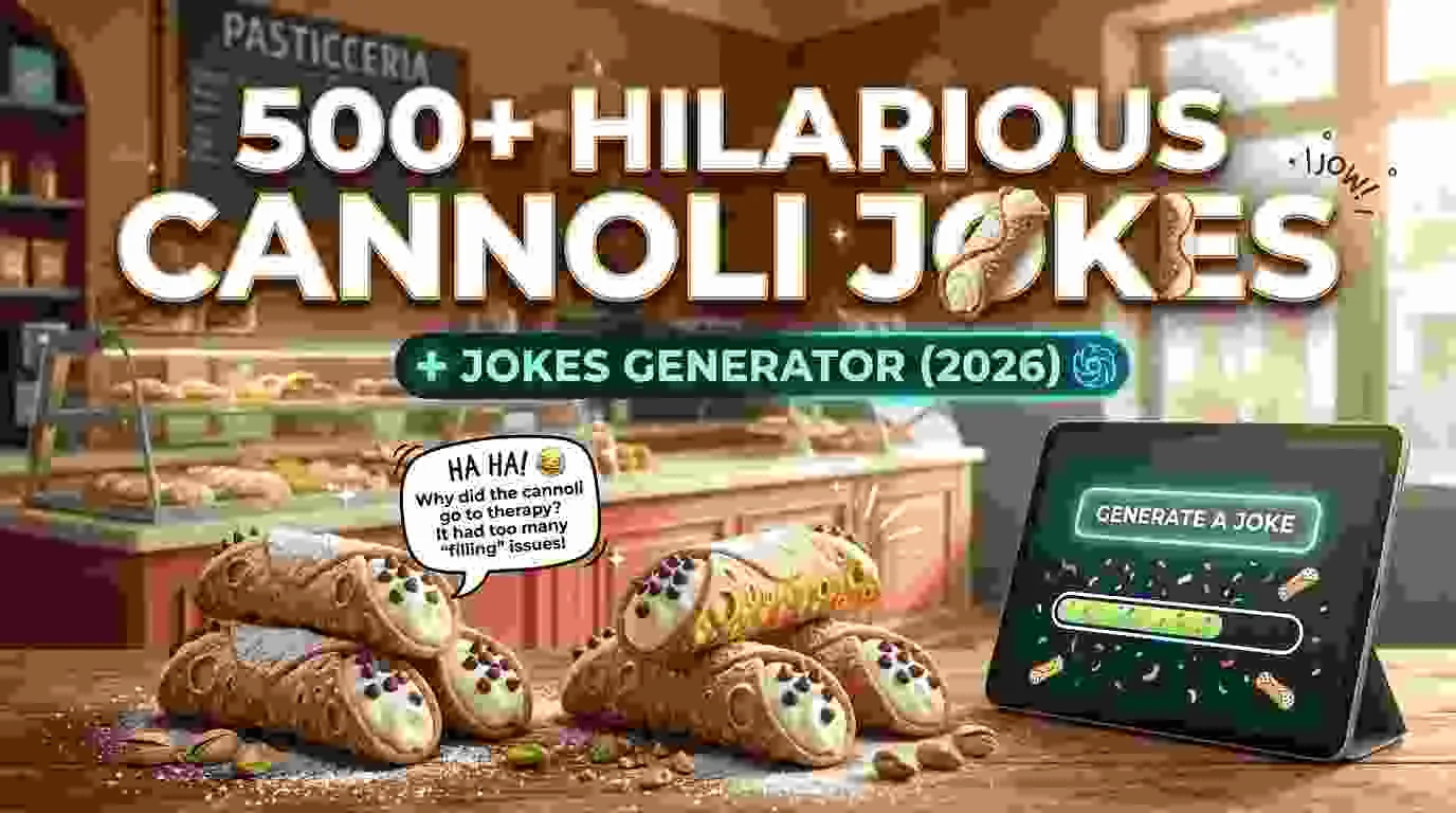 Hilarious Cannoli Jokes + Jokes Generator