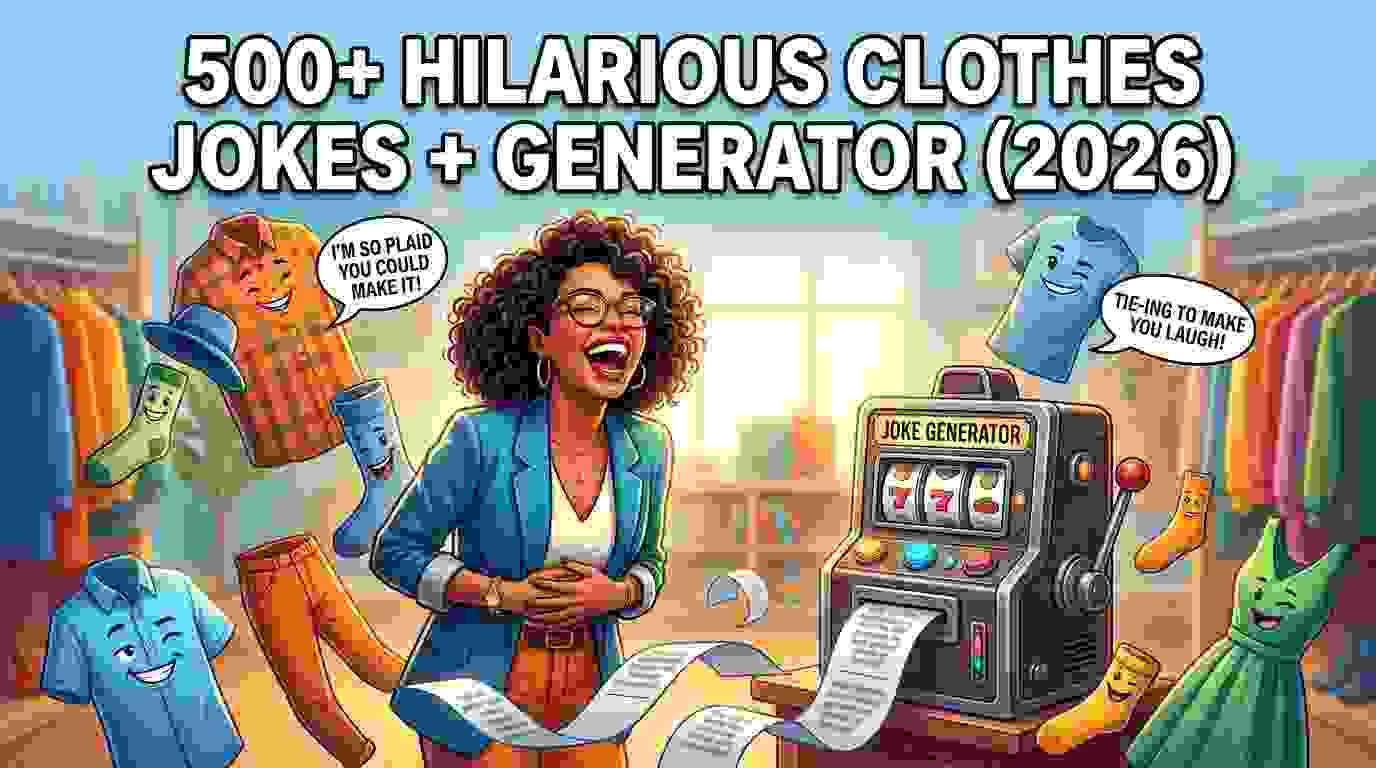 Hilarious Clothes Jokes + Generator