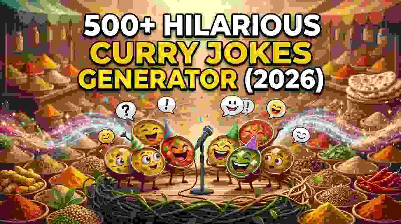 Hilarious Curry Jokes Generator
