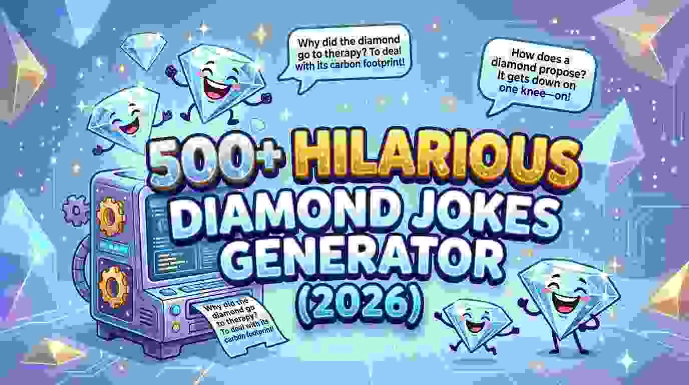 Hilarious Diamond Jokes Generator