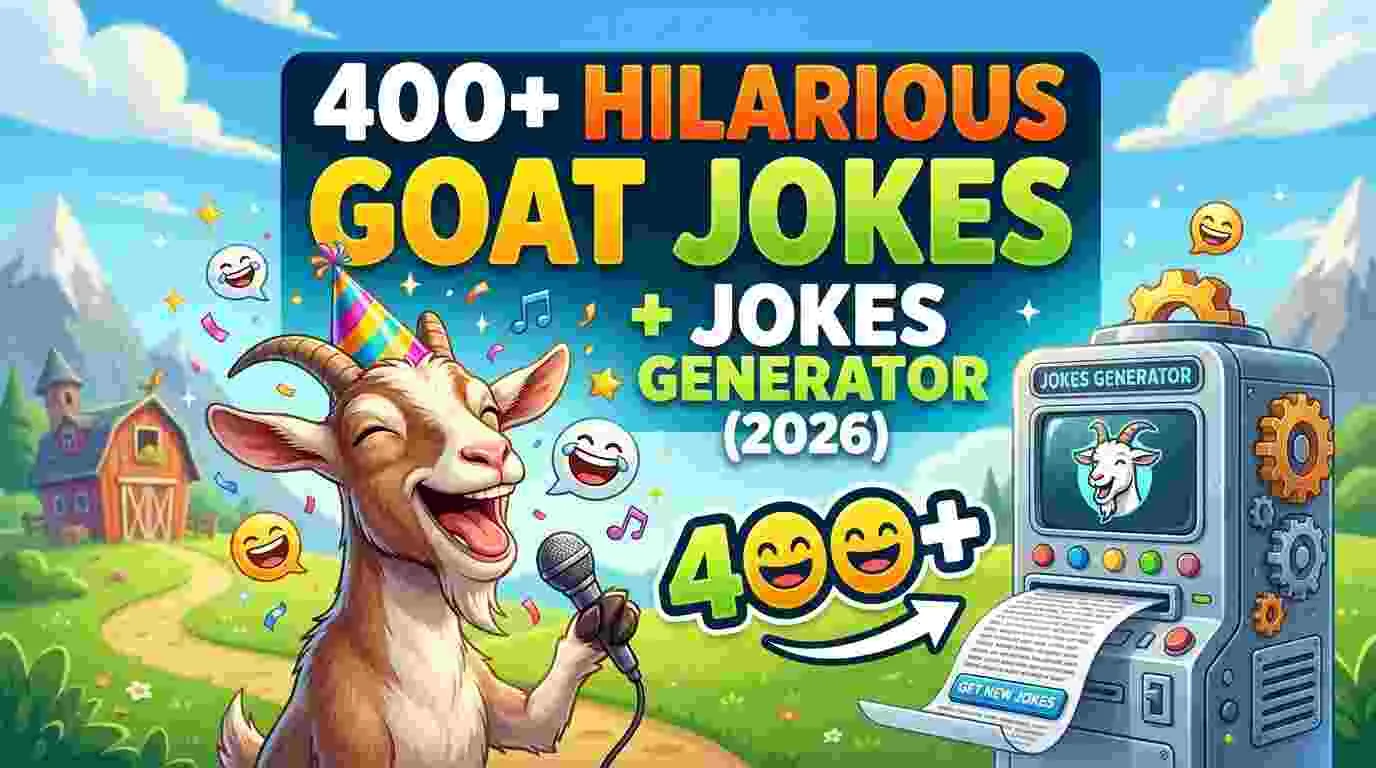 Hilarious Goat Jokes + Jokes Generator