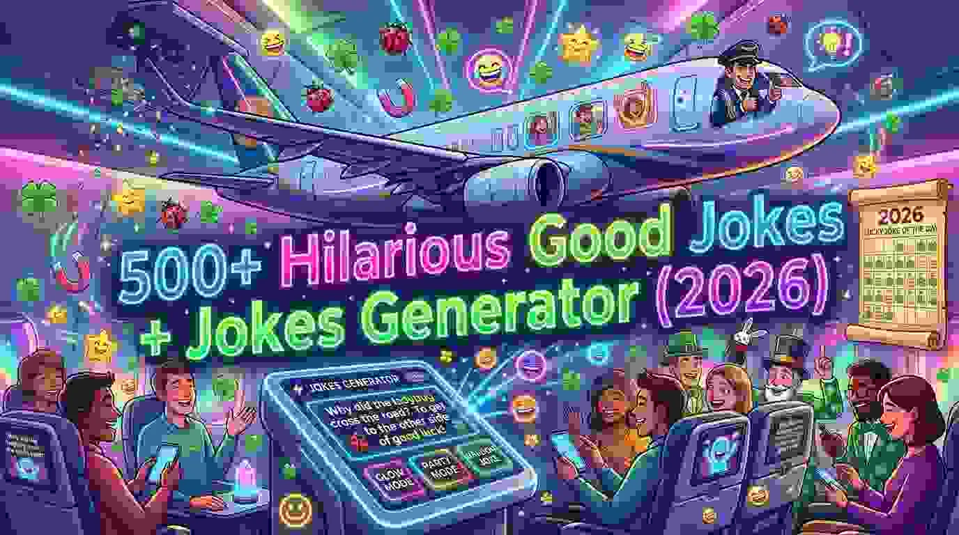 Hilarious Good Luck Jokes + Jokes Generator