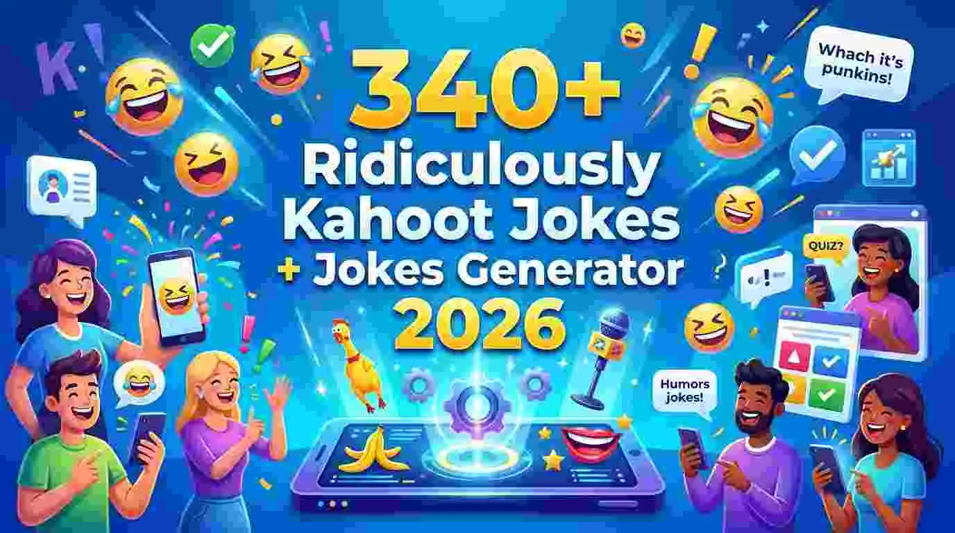 Ridiculously Kahoot Jokes + Jokes Generator