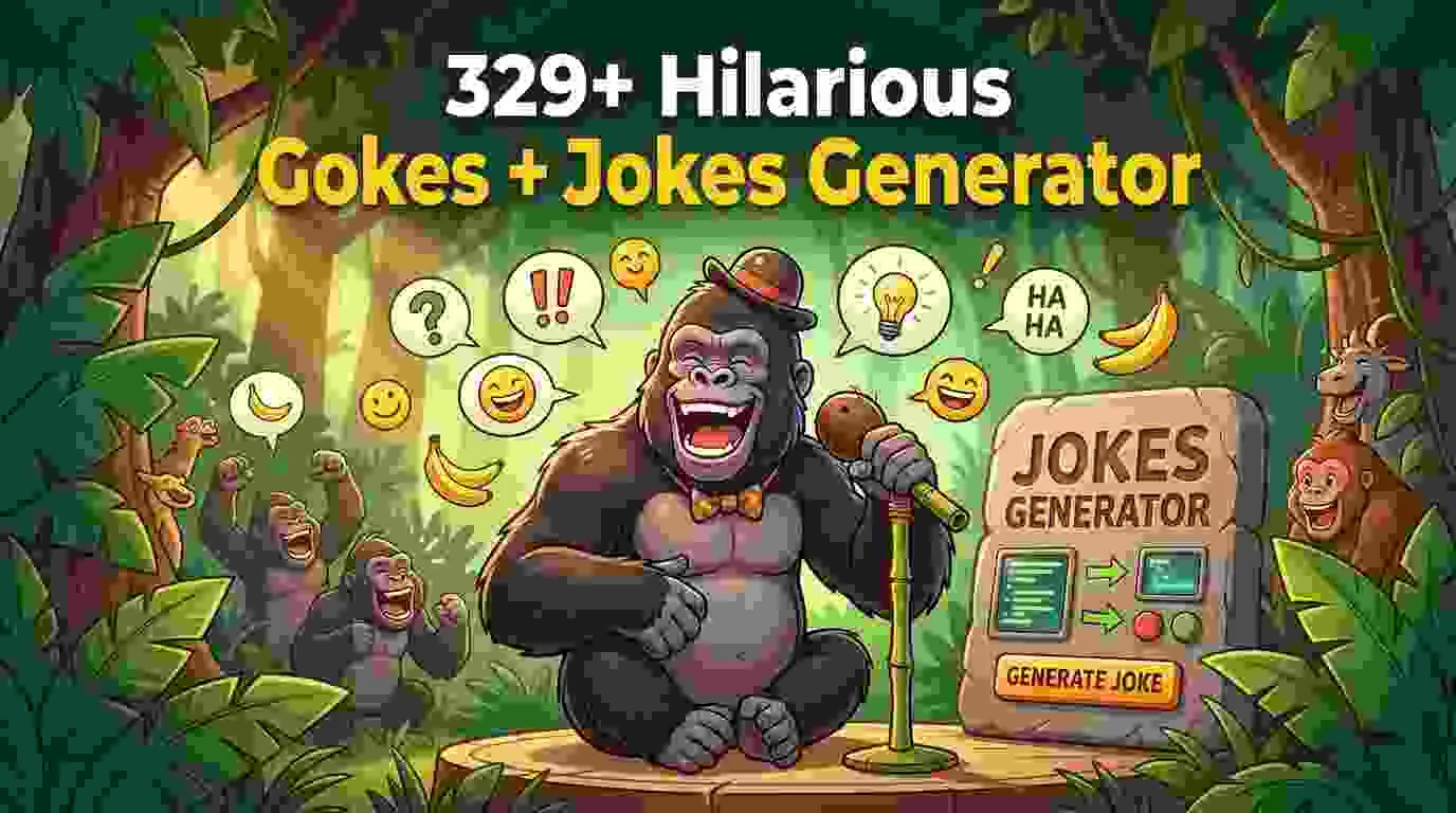 Hilarious Gorilla Jokes + Jokes Generator