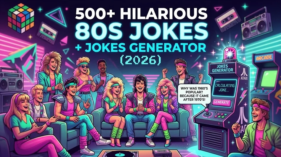 Hilarious 80S Jokes + Jokes Generator