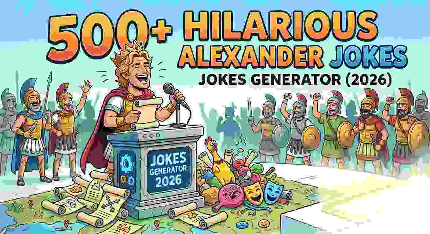 Hilarious Alexander Jokes + Jokes Generator