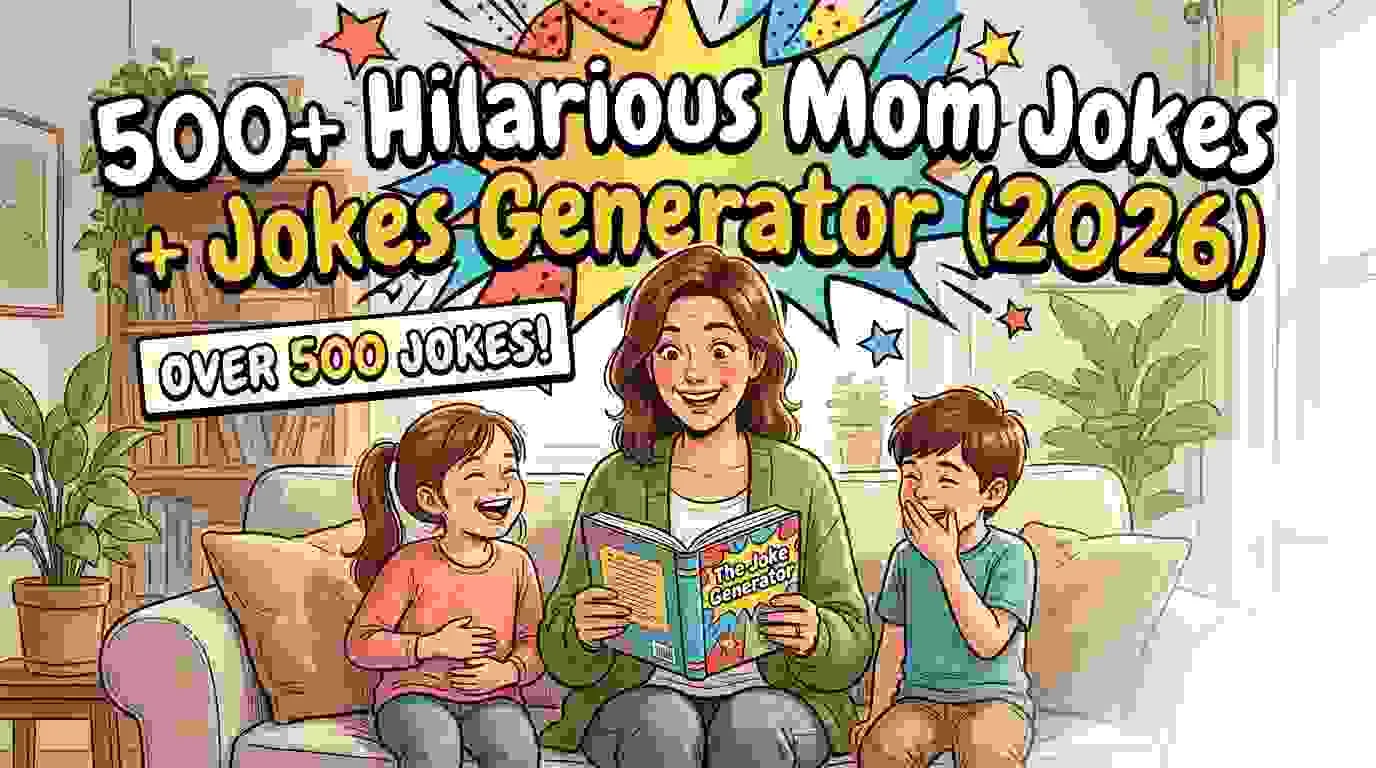 Hilarious Mom Jokes + Jokes Generator