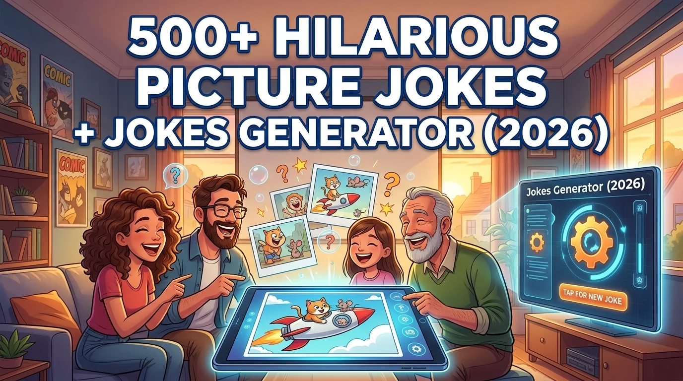 Hilarious Picture Jokes + Jokes Generator
