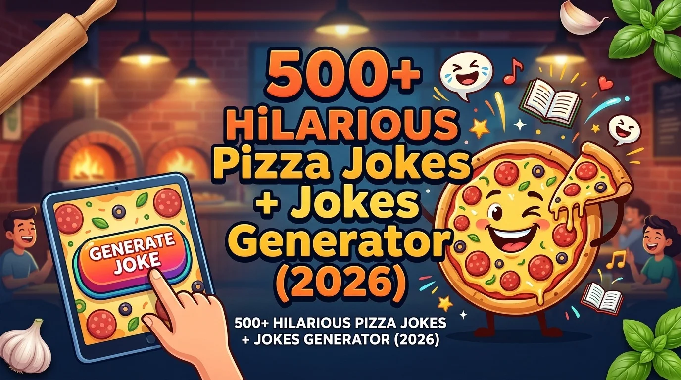 Hilarious Pizza Jokes + Jokes Generator