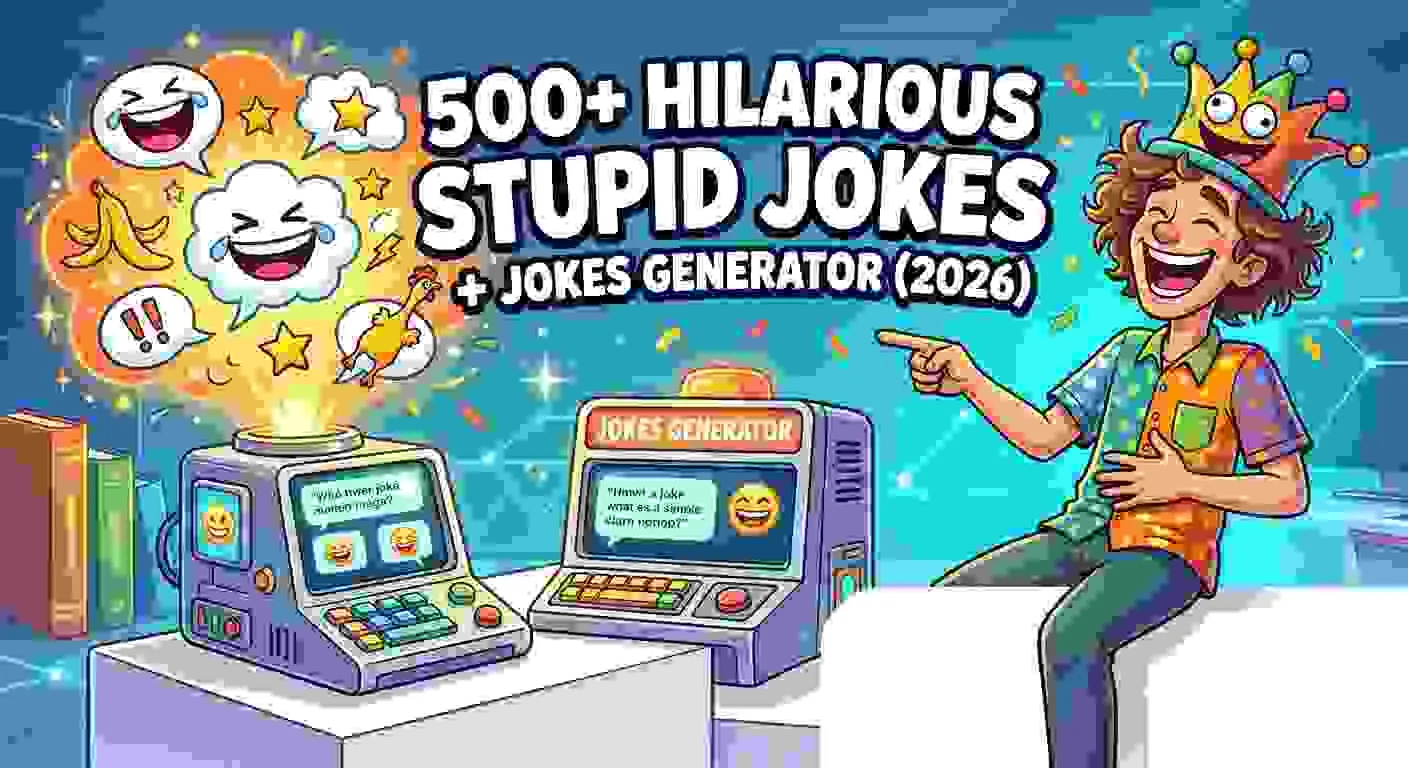 Hilarious Stupid Jokes + Jokes Generator