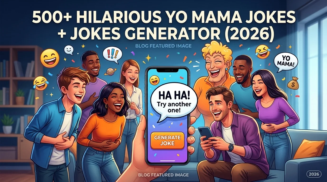 Hilarious Yo Mama Jokes + Jokes Generator