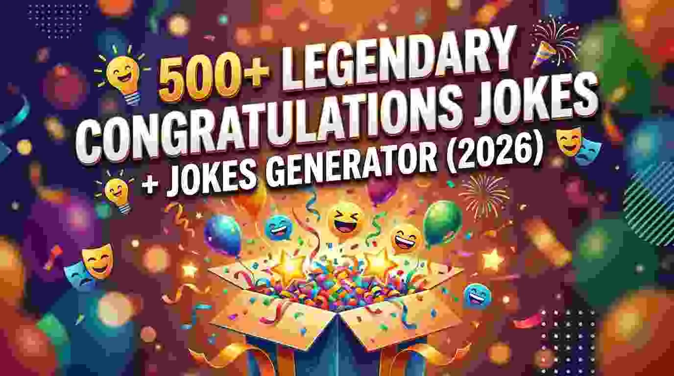 Legendary Congratulations Jokes + Jokes Generator