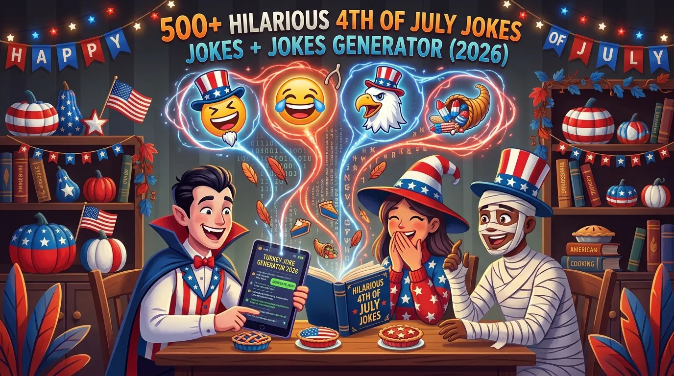 Hilarious 4th of July Jokes + Jokes Generator