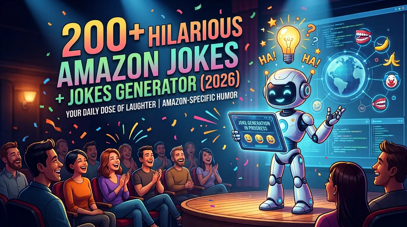 Hilarious Amazon Jokes + Jokes Generator