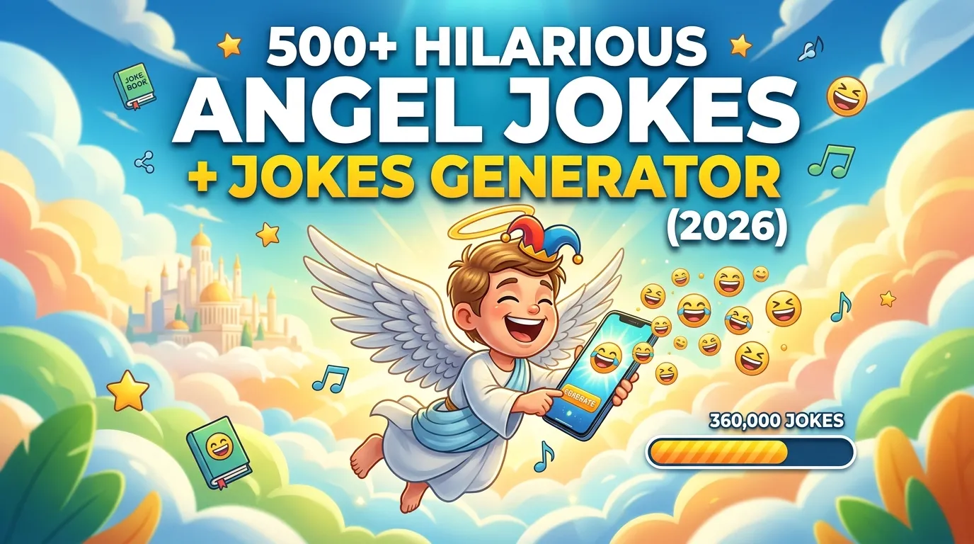 Hilarious Angel Jokes + Jokes Generator