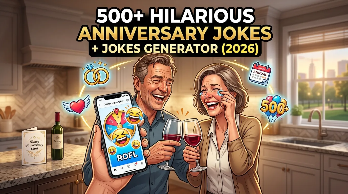 Hilarious Anniversary Jokes + Jokes Generator