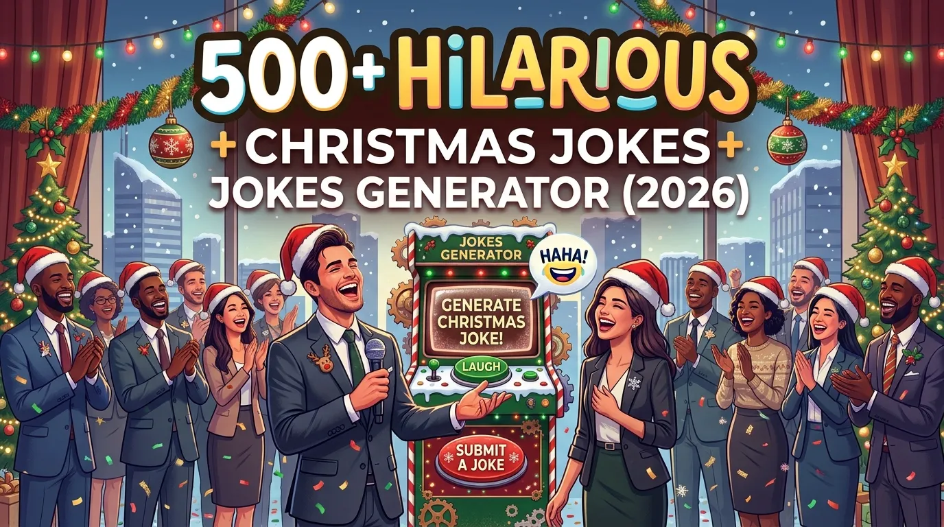 Hilarious Christmas Jokes + Jokes Generator