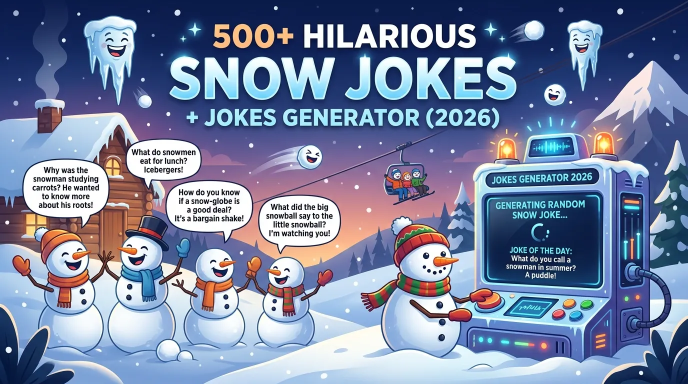 Hilarious Snow Jokes + Jokes Generator