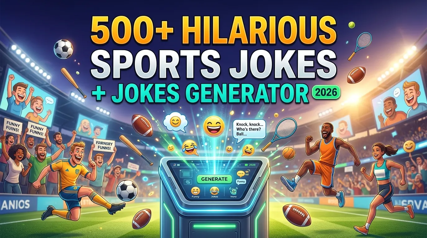 Hilarious Sports Jokes + Jokes Generator
