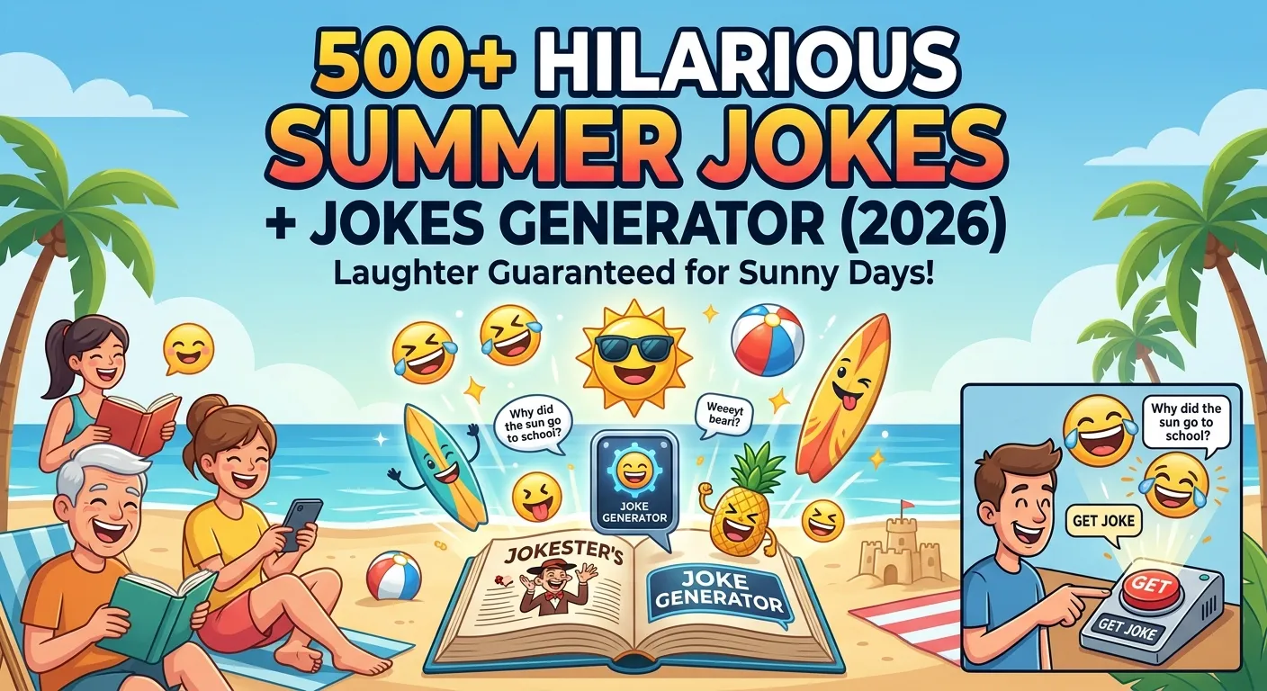 Hilarious Summer Jokes + Jokes Generator