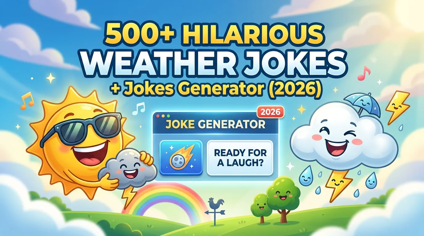 Hilarious Weather Jokes + Jokes Generator