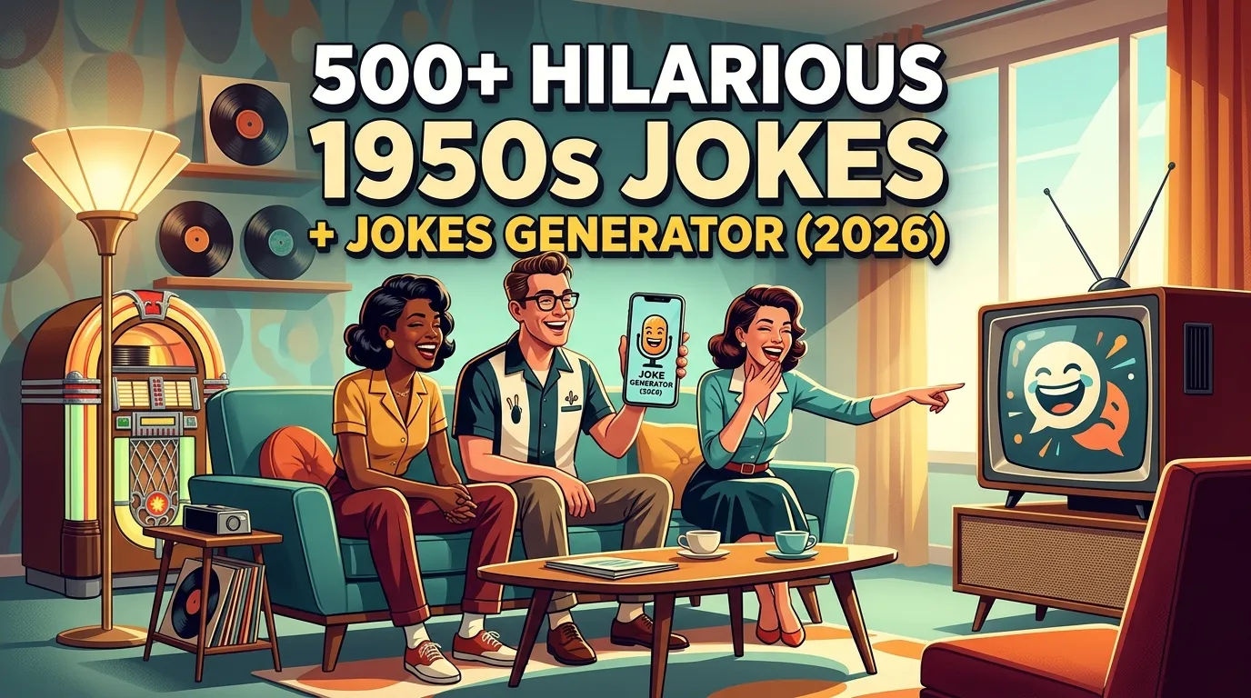 Hilarious 1950s Jokes + Jokes Generator