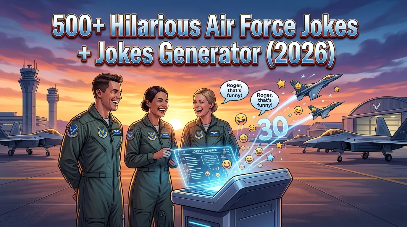 Hilarious Air Force Jokes + Jokes Generator