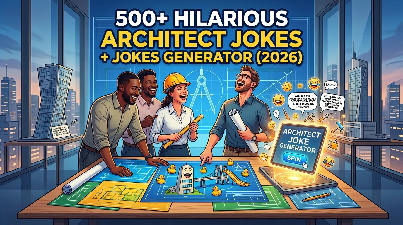 Hilarious Architect Jokes + Jokes Generator