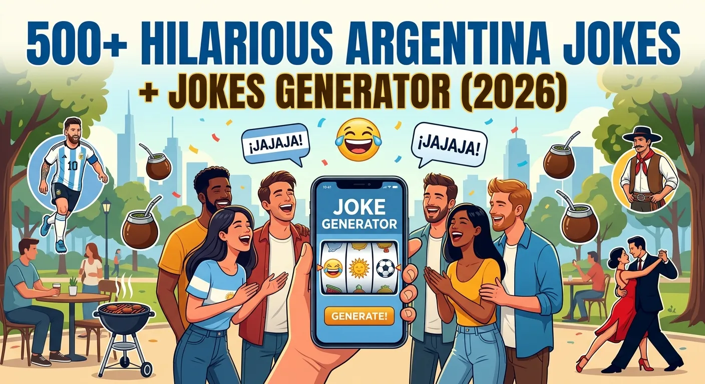 Hilarious Argentina Jokes + Jokes Generator