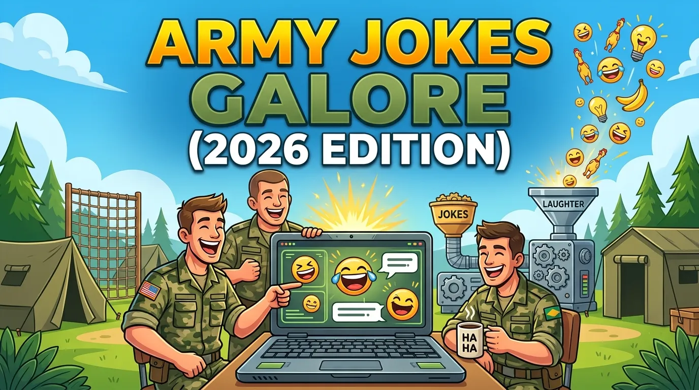 Hilarious Army Jokes + Jokes Generator