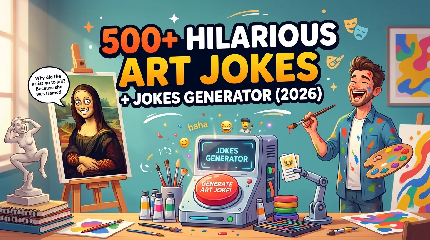 Hilarious Art Jokes + Jokes Generator