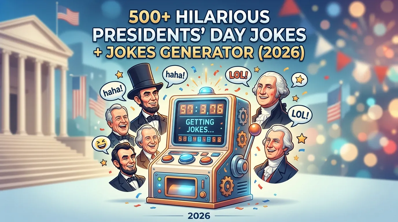 Hilarious Presidents' Day Jokes + Jokes Generator